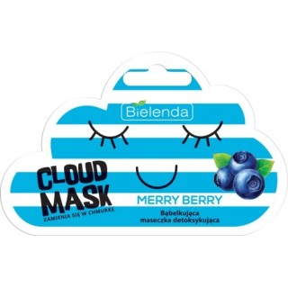 Bielenda Cloud Mask bubbling Detoxifying mask – Merry Berry 6 г