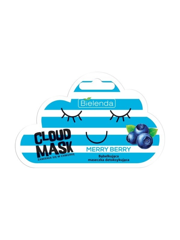 Bielenda Cloud Mask Bubble Detox Masker - Merry Berry 6 gr