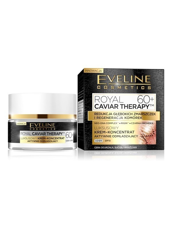 Денний крем Eveline Royal Caviar Therapy Luxury 60+