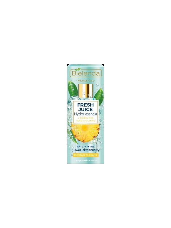 Bielenda FRESH JUICE Illuminating hydro -essence for face care PINEAPPLE 110 ml