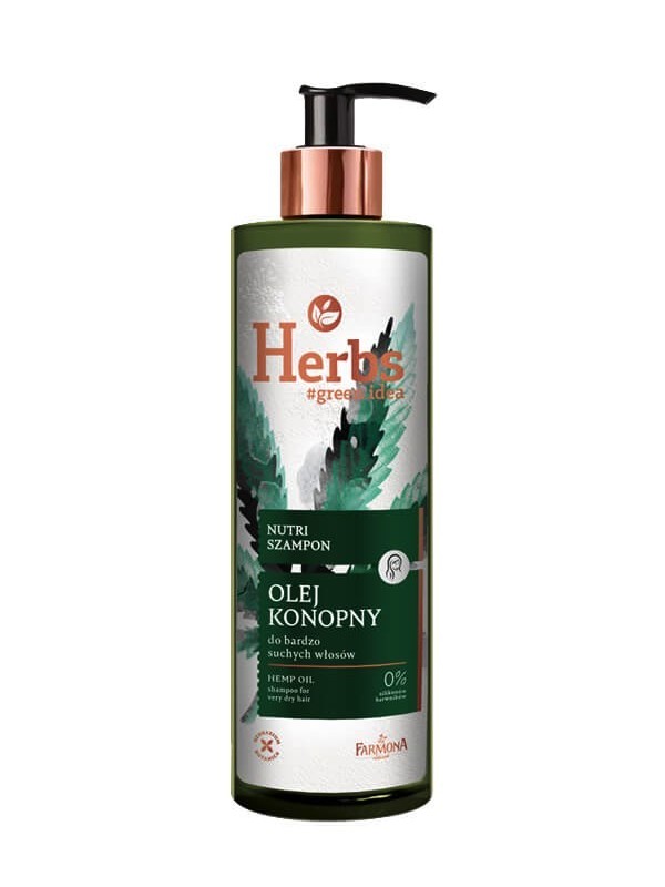 Farmona Herbs Nutri Shampoo Конопляна олія для дуже сухого волосся 400 мл