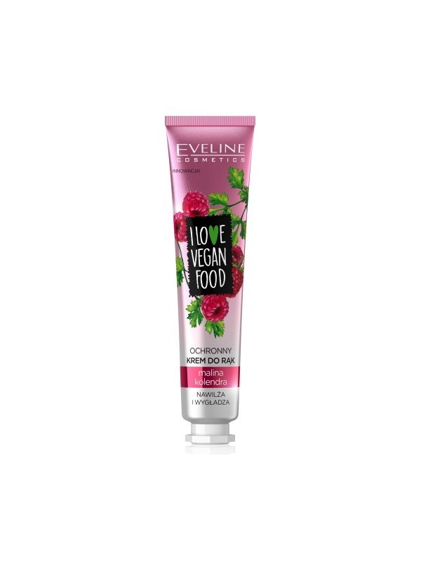 Eveline I LOVE VEGAN FOOD Framboos en Koriander beschermende handcrème 50 ml