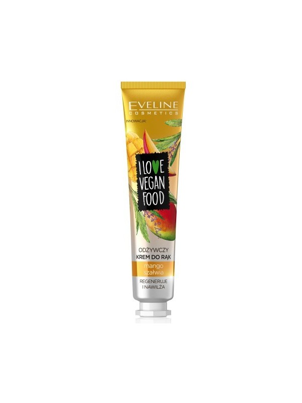 Eveline I LOVE VEGAN FOOD Voedende handcrème Mango en Salie 50 ml