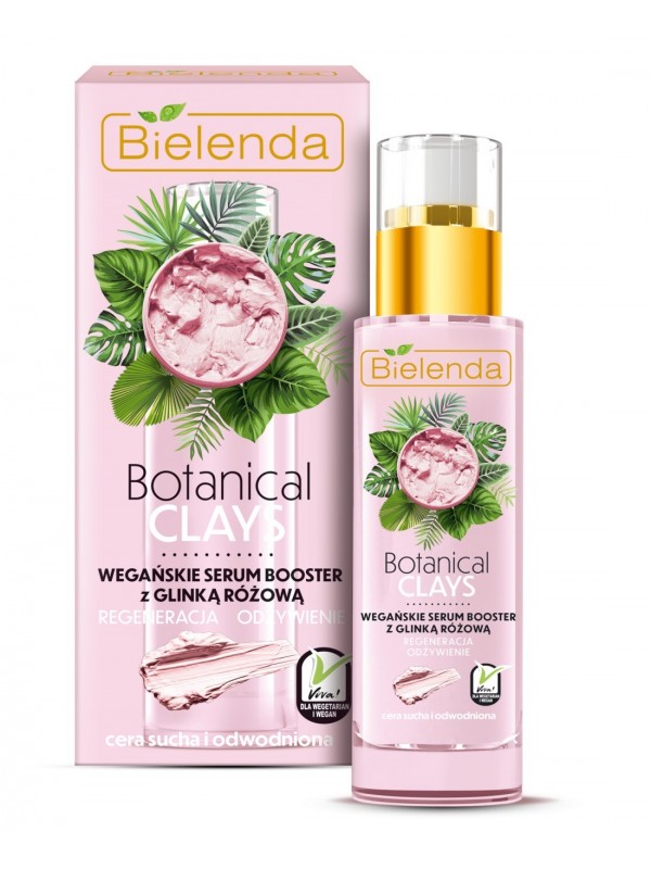 Bielenda Botanical Clays веганська Serum для обличчя з рожевою глиною 30 мл