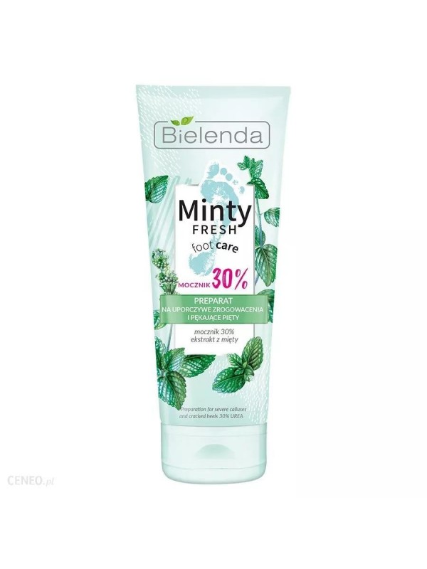 Bielenda MINTY FRESH FOOT CARE Крем для ніг від стійких мозолів і тріщин на п'ятах з сечовиною 75 мл