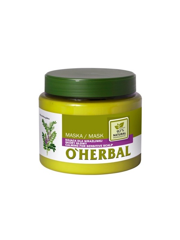 O'Herbal Soothing hair mask for sensitive scalp with liquorice extract 500 ml