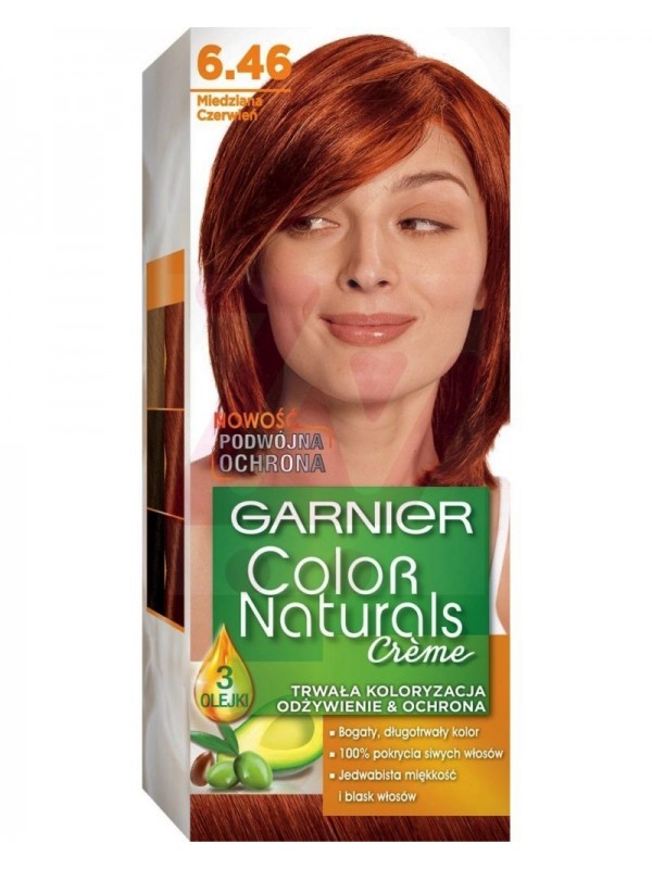 Фарба для волосся Garnier Color Naturals /6.46/ Мідно-червоний