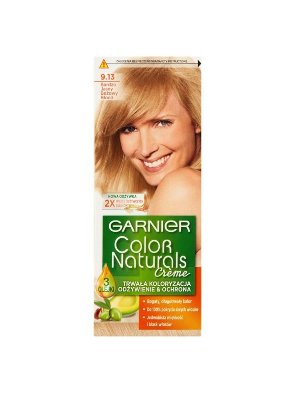 Фарба для волосся Garnier Color Naturals /9.13/ Дуже світлий бежевий blond