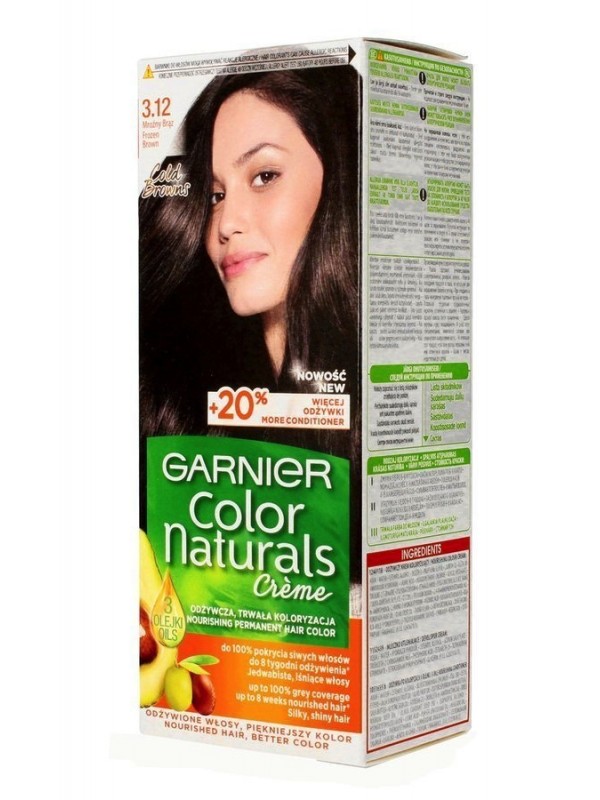 Фарба для волосся Garnier Color Naturals /3.12/ Морозний шатен