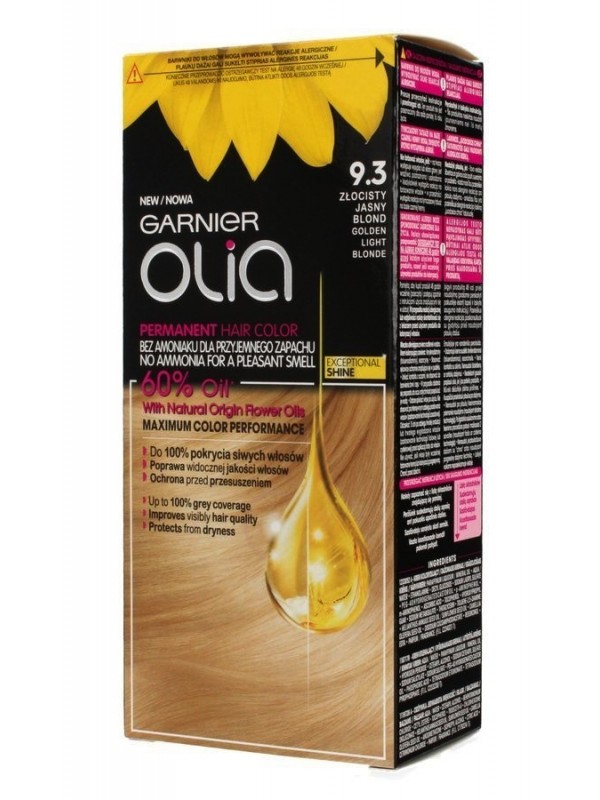 Фарба для волосся Garnier Olia /9.3/ Світлий золотистий blond