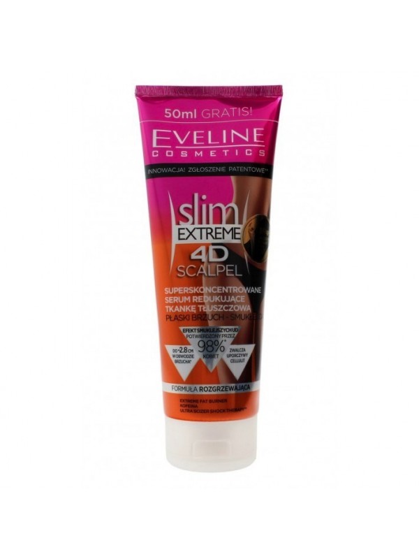 Eveline 4D Slim Extreme Scalpel концентрована Serum плоского живота 250 мл