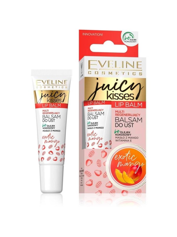 Eveline Juicy Kisses Mango відновлюючий бальзам для губ 12 мл