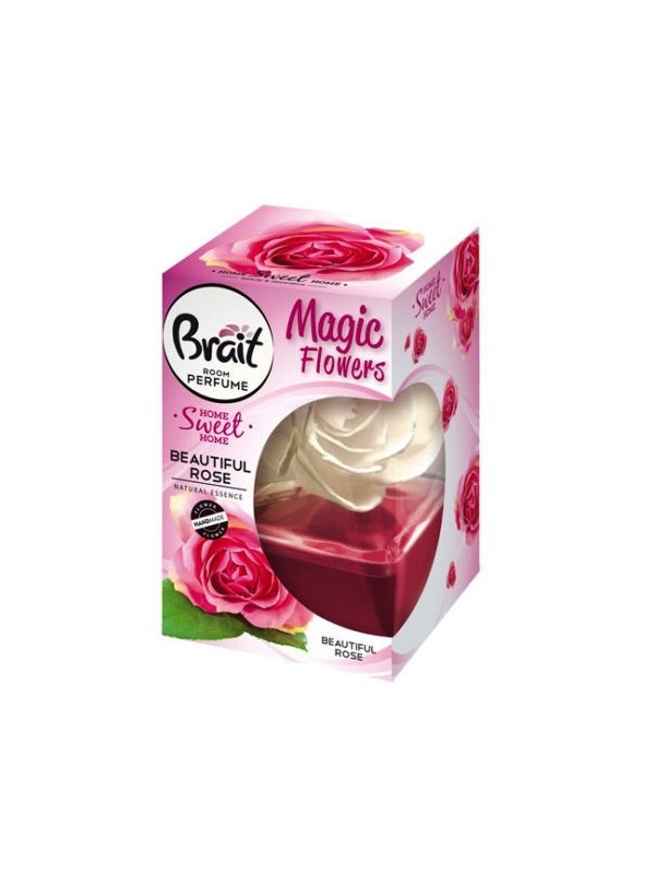 BRAIT Magic Flower Decoratieve Luchtverfrisser Beautiful Rose 75ml