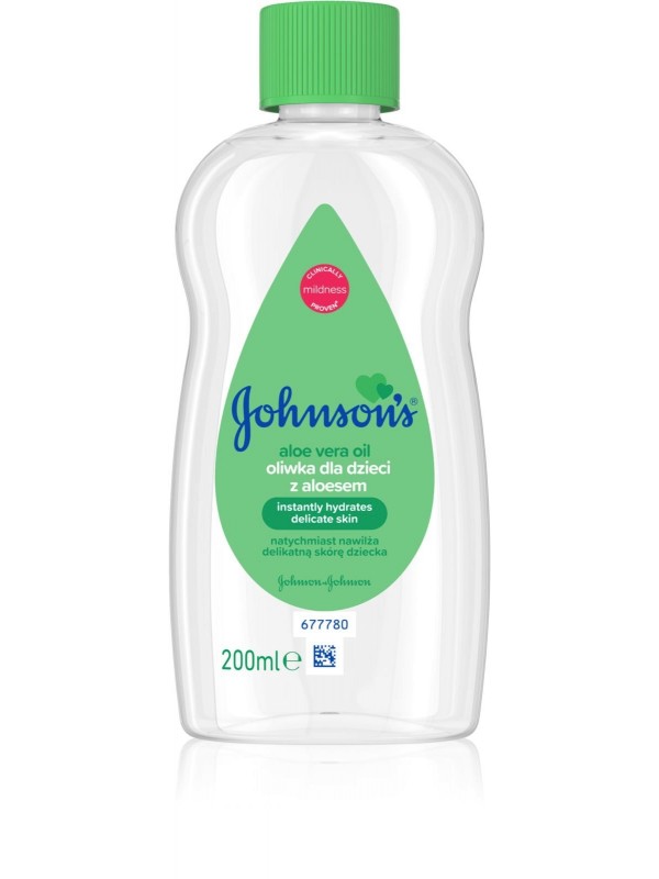 Johnson's Aloe Vera Sensitive Baby Oil 300 мл