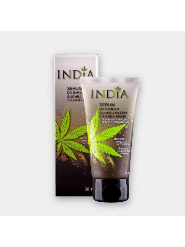 India Serum for very dry skin of the face and hands with hemp oil 50 ml