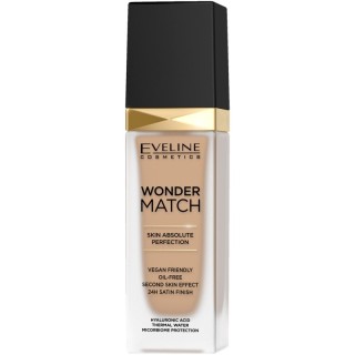 Eveline Wonder Match Luksusowy Podkład dopasowujący się /30/ Cool Beige 30 ml