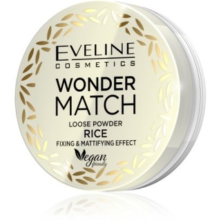 Eveline Wonder Match Ryżowy Puder sypki wygładzająco-matujący 6 g