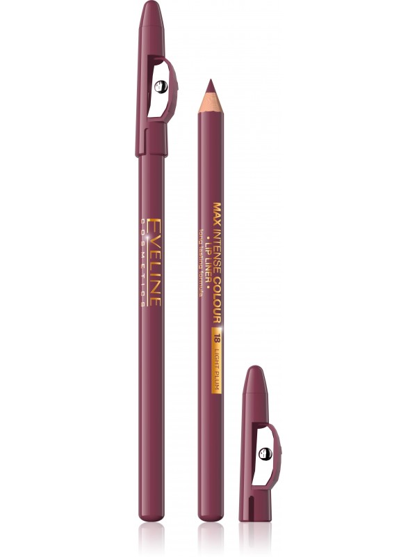 Олівець для губ Eveline Max Intense Color № 18 Light Plum