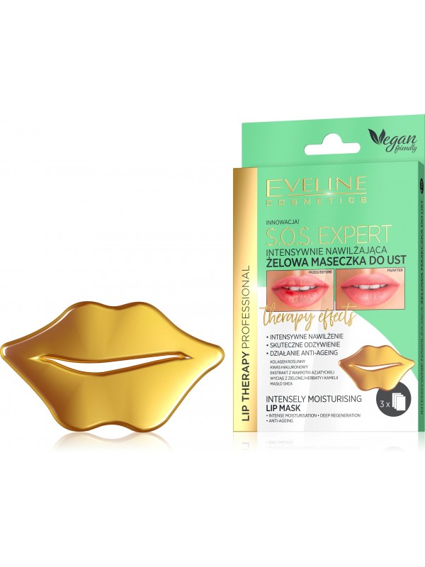 Гелева маска для губ Eveline Lip Therapy SOS Expert