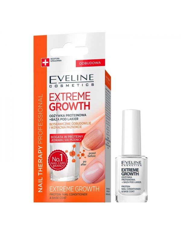 Кондиціонер для нігтів Eveline Protein Extreme Growth 12 мл