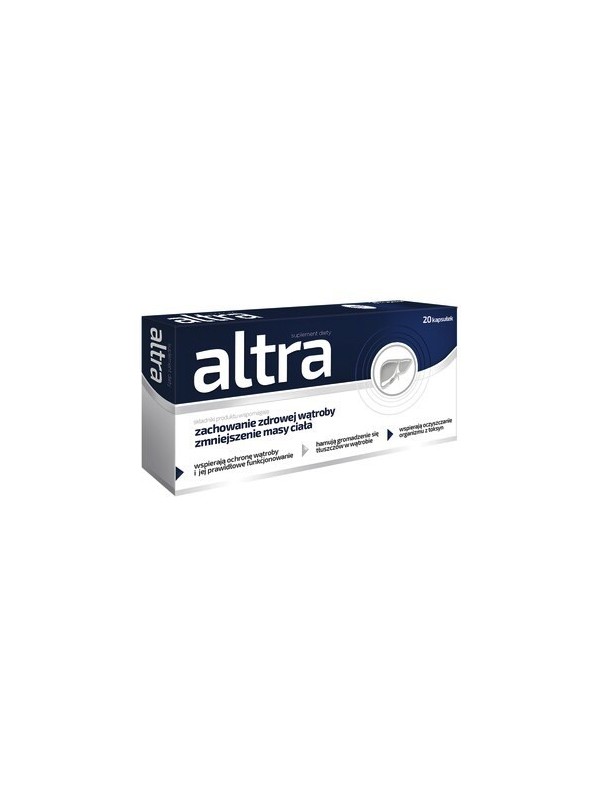 Altra Dietary supplement supporting the liver 20 capsules