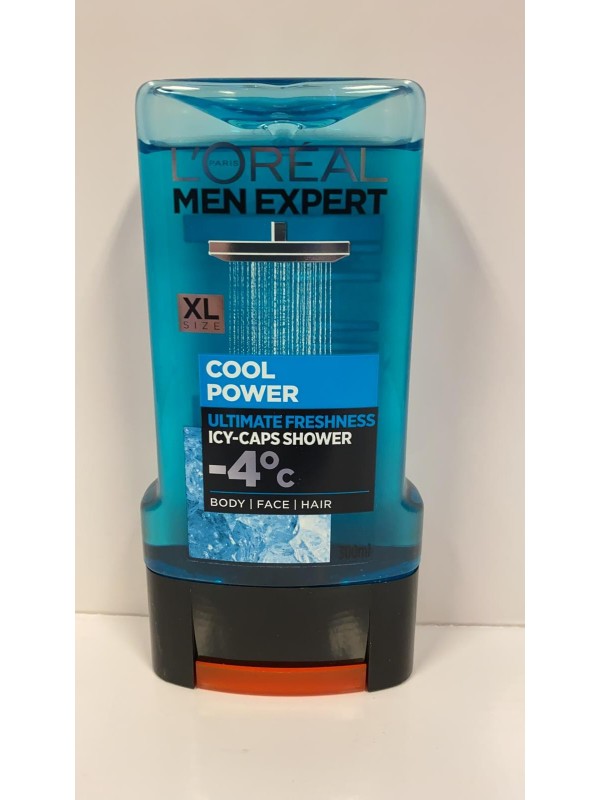 Чоловічий гель для душу Loreal Men Expert Cool Power 300 мл