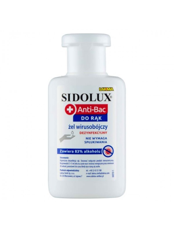 Гель для рук Sidolux Anti-Bac Antibacterial 100 мл