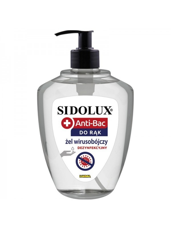 Гель для рук Sidolux Anti-Bac Antibacterial 500 мл