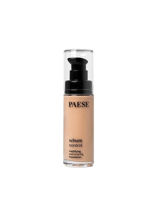 Paese Mattifying and covering тональний крем Sebum Control Foundations 401 теплий бежевий 30 мл