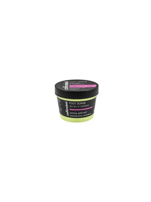 Cafe Mimi Foot Scrub Sea Salt and Rosemary 120 g