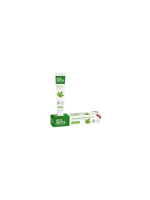 Ecodenta Basic Pasta do zębów wybielająca z olejem konopnym 75 ml