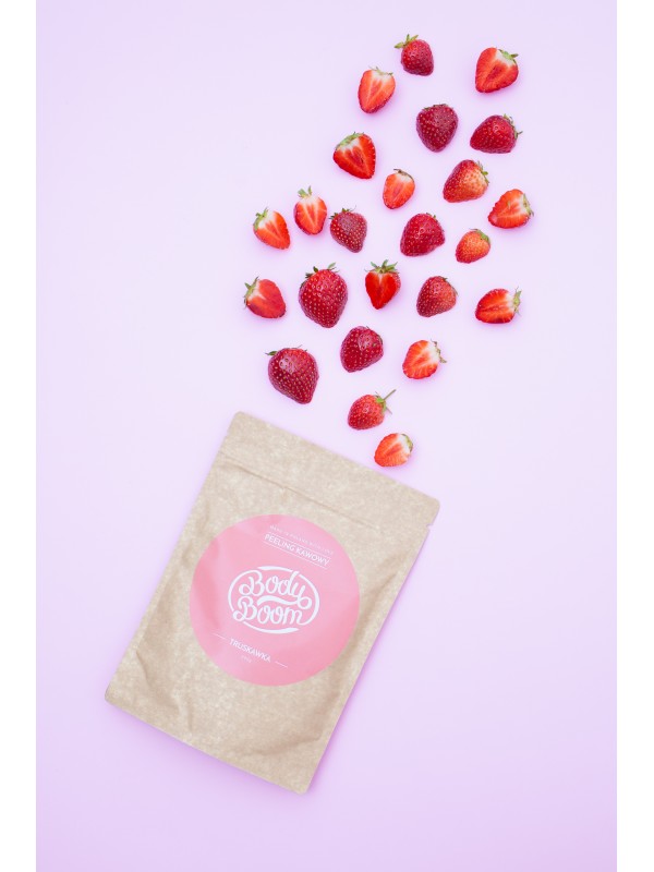 BodyBoom Peeling kawowy Strawberry 100 G