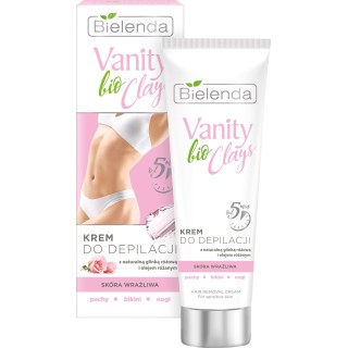 Bielenda VANITY BIO CLAYS Ontharingscrème met rode klei 100 ml