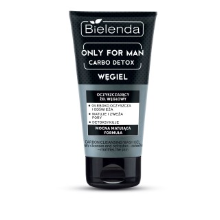 Bielenda OFM CARBO DETOX Cleansing face wash gel for men 150 ml