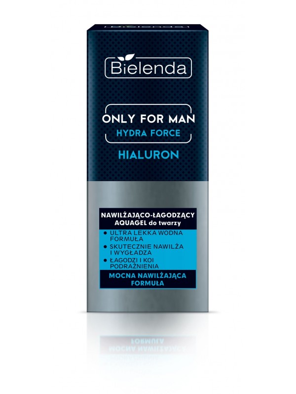 Bielenda OFM HYDRA FORCE Hydraterende en verzachtende gezichtscrème voor mannen 50 ml