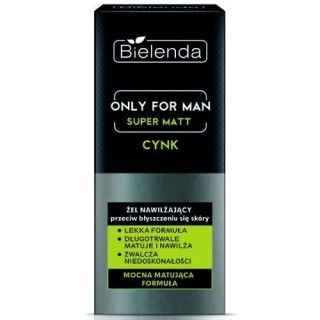 Bielenda ONLY FOR MEN Moisturizing face cream gel Super Matt for men 50 ml