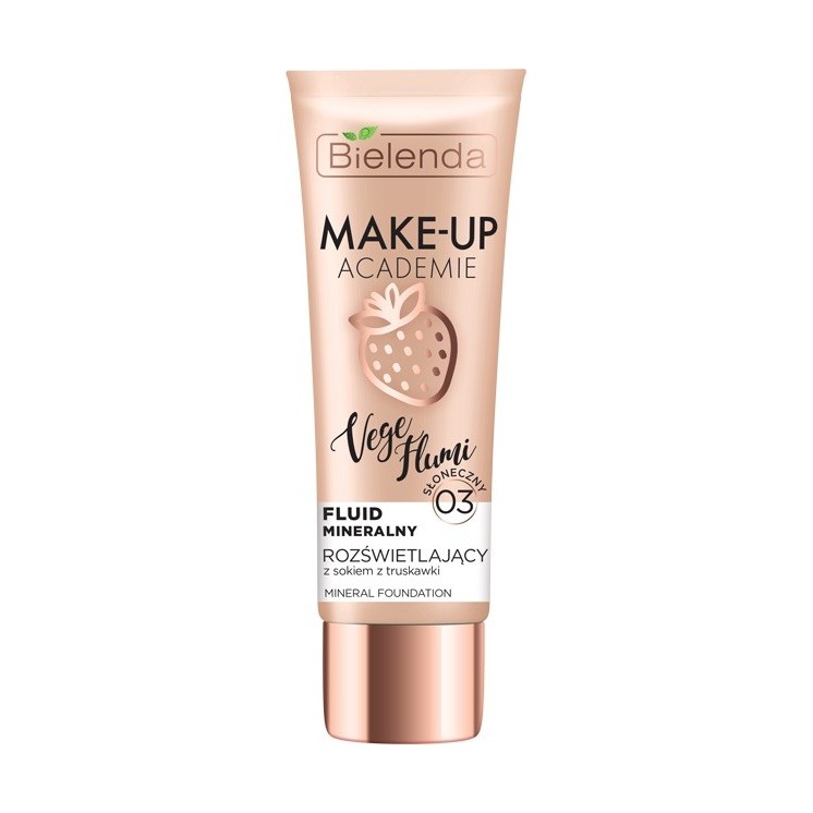 Bielenda MAKE-UP AKADEMIE VEGE FLUMI Mineral foundation illuminating - illuminating sunny 30 g