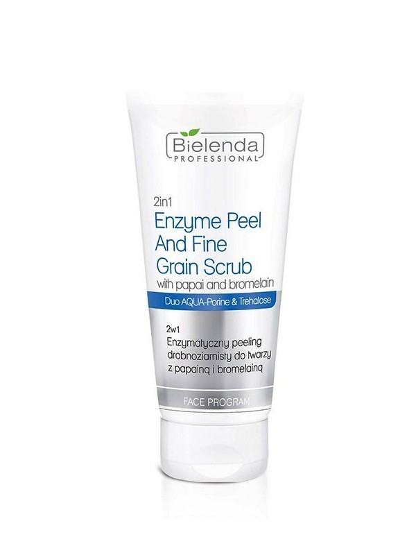 Bielenda Professional Aqua Porin UE Enzymatic face Peeling with papain and bromelain 150 g