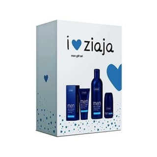 Ziaja Cadeauset Men Hydraterende gezichtscrème 50 ml + Anti-transpirant 60 ml + Douchegel 300 ml