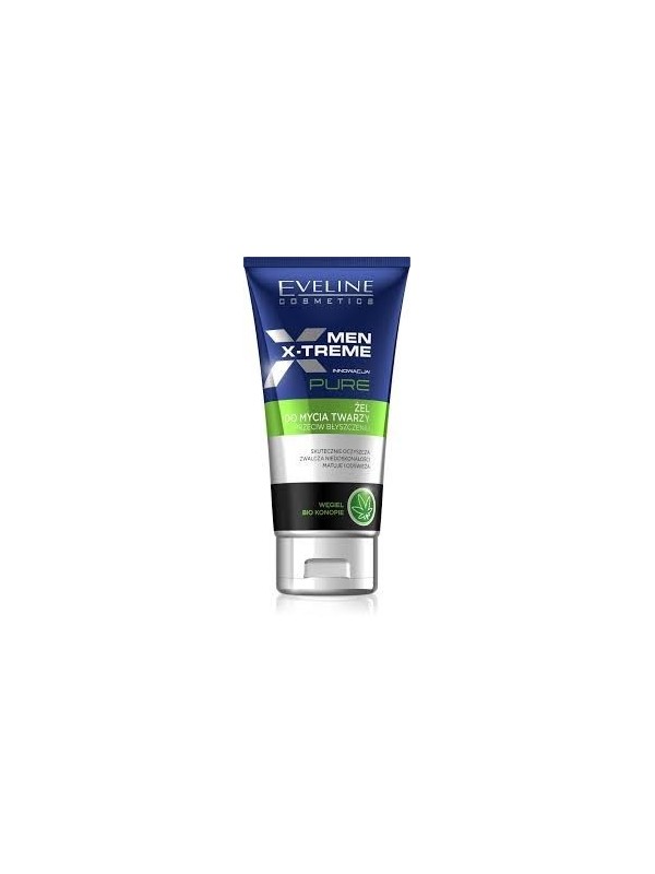 Eveline Men X-Treme Pure Anti-shine face wash gel 150 ml