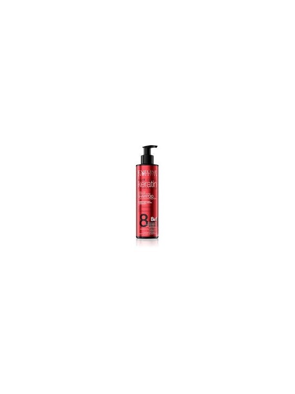 Eveline Keratin Repair shampoo voor gekleurd haar 8in1 245 ml