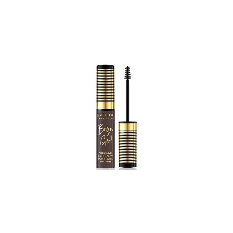 Туш для брів Eveline Brow & Go /02/ Dark 6 мл
