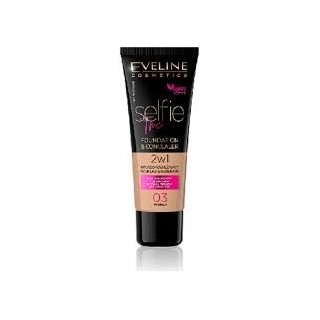 Eveline Selfie Time 2in1 verhullende en hydraterende foundation /03/ Vanilla 30 ml