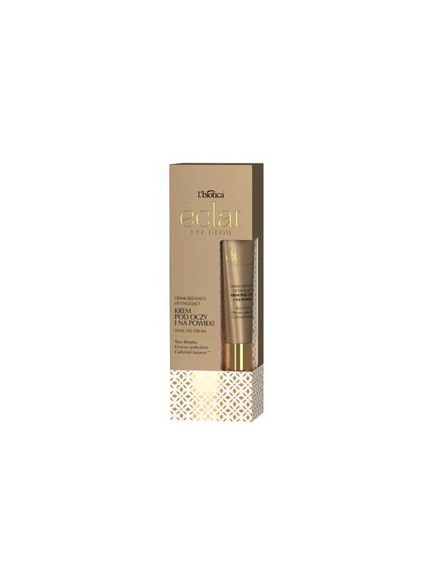 L'biotica Eclat Eye Glow Eye and eyelid cream with snail slime 15 ml