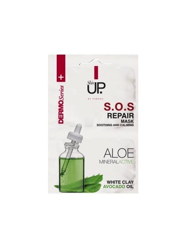 Skin Up SOS Herstellend gezichtsmasker met Aloë verzachtend en gladmakend 2x5 ml