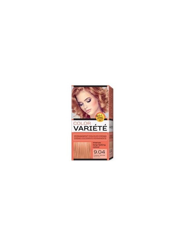 Стійка фарба для волосся Chantal Color Variete /9.04/ Мідний Blond 110 г