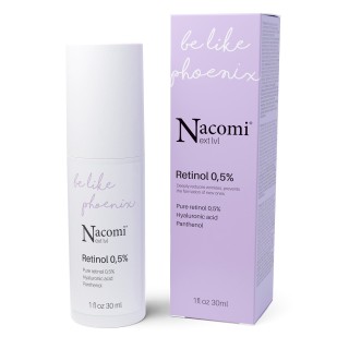 Nacomi Next Level Serum do twarzy na noc z czystym Retinolem 0,5% 30 ml