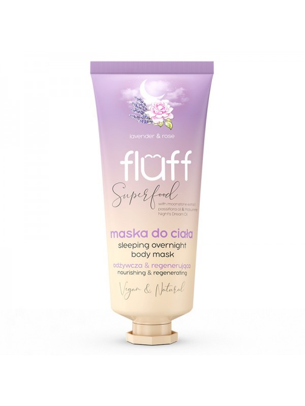 Fluff Body Mask Живильна та відновлююча лаванда і троянда 150 мл