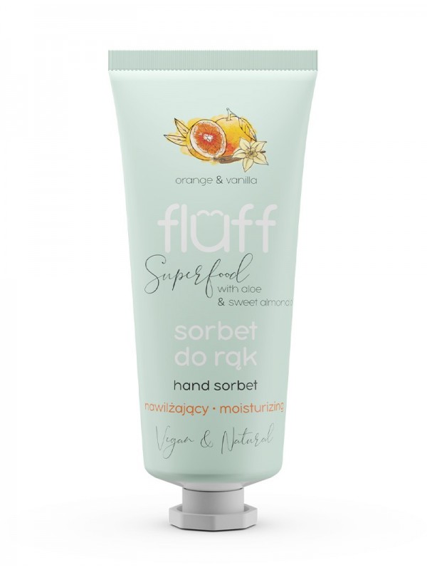 Fluff Moisturizing Hand Sorbet Orange and Vanilla 50 мл