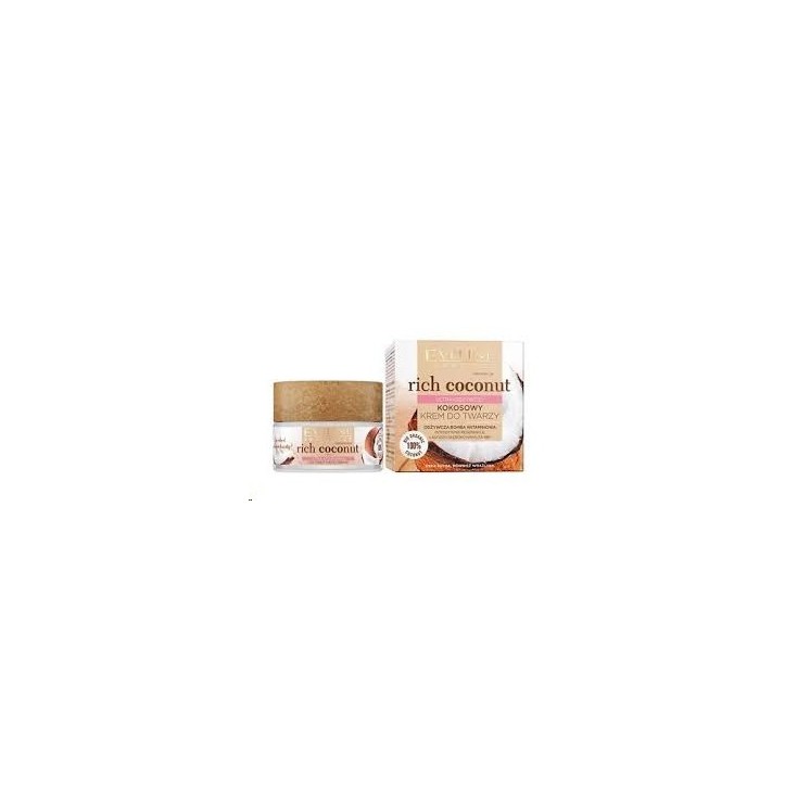 Ultra крем для обличчя з кокосом Eveline Rich Coconut 50 мл